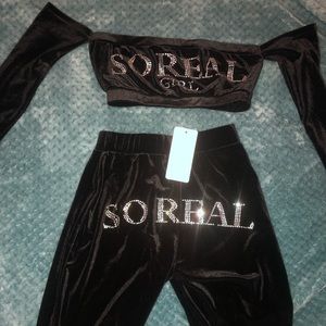 GSUWOO Velvet So Bling Set